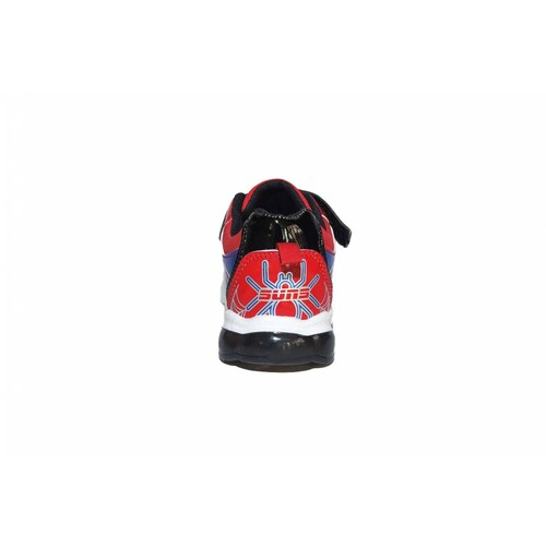 Tenis niño luces rojo negro araña 18/21-