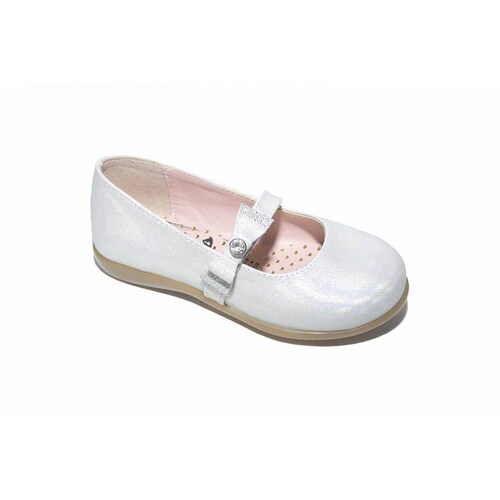 Zapato niña blanco tornasol casual fiesta 15/17-