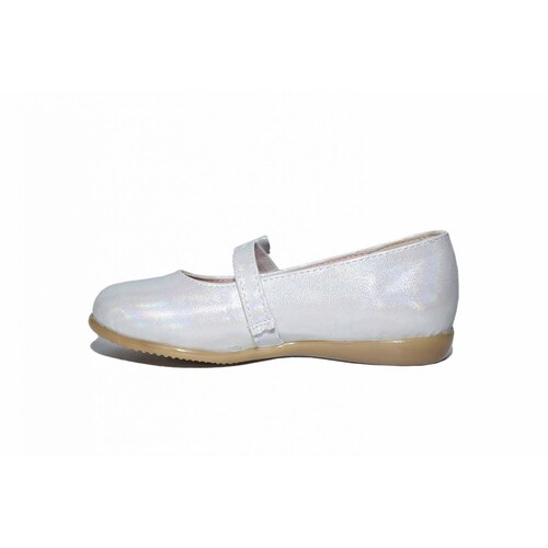Zapato niña blanco tornasol casual fiesta 15/17-