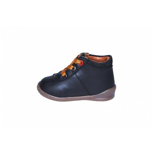 Zapato bebé niño dogi 3136 piel negro cosido 11 al 12.5