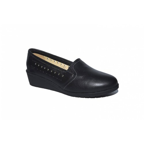 Zapato dama capricho 6199 piel negro 22 al 26