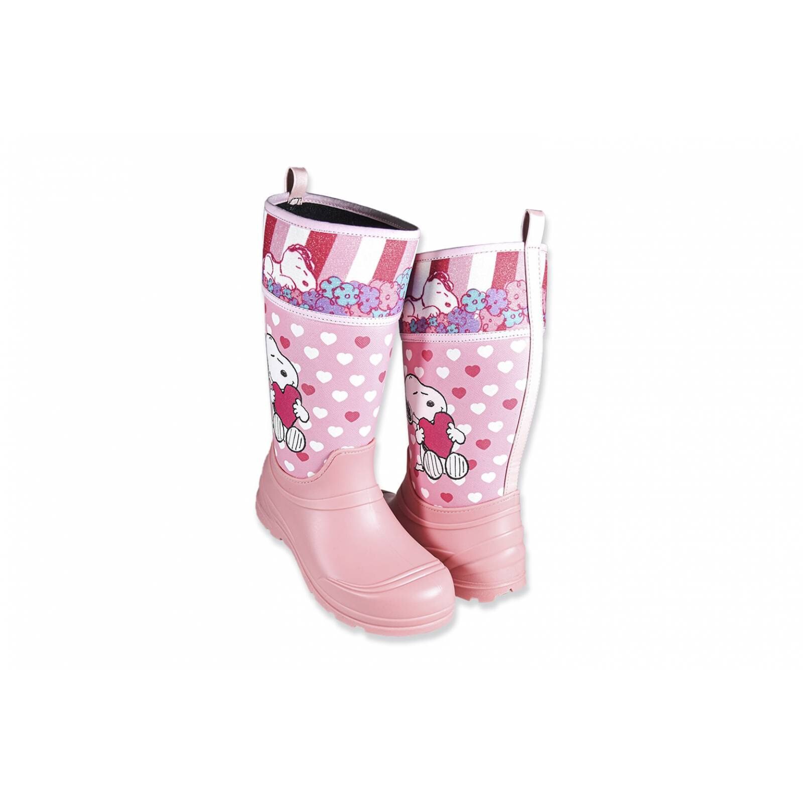 Bota lluvia niña peanuts 1215 rosa snoopy 18 al 21 (18.0 - 21.0) - Sears