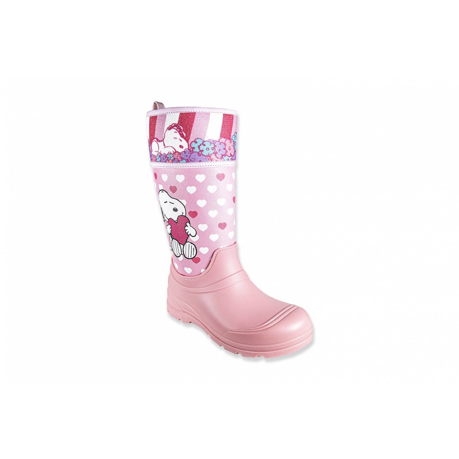 Bota lluvia niña peanuts 1215 rosa snoopy 18 al 21 (18.0 - 21.0) - Sears