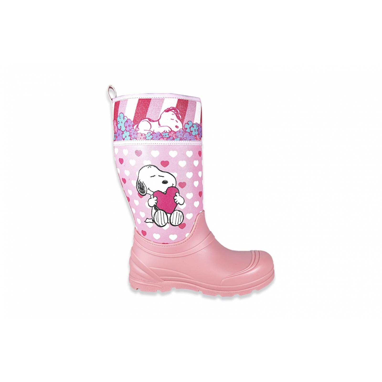 Bota lluvia niña peanuts 1215 rosa snoopy 18 al 21 (18.0 - 21.0) - Sears