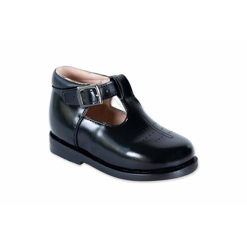 Zapato Ortopédico Niña Piel Horma Recta Suela Cuero 208JYS
