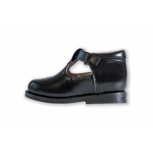 Zapato Ortopédico Niña Piel Horma Recta Suela Cuero 208JYS