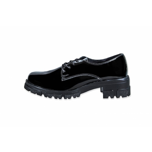 Zapato Dama Green 92011 Charol Tacón Agujetas Cerrado 22-26