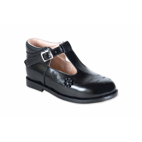 Zapato Ortopédico Niña Piel Suela Cuero Horma Recta 210JYS