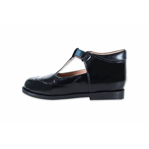 Zapato Ortopédico Niña Piel Suela Cuero Horma Recta 210JYS