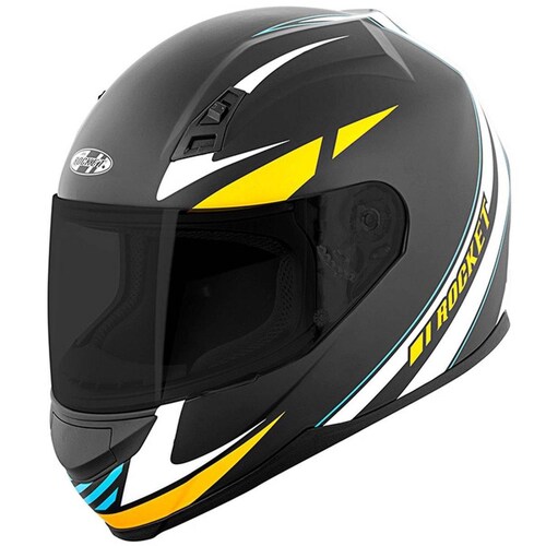 Casco Integral Joe Rocket RKT 7 Series Reactor Wht/Org/Blue 