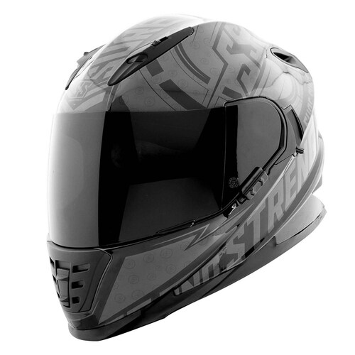Casco Integral SS1600 Speed & Strength Sure Shot Black/Grey 