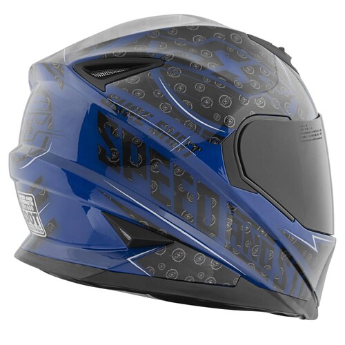 Casco Integral SS1600 Speed & Strength Sure Shot Blue/Black 