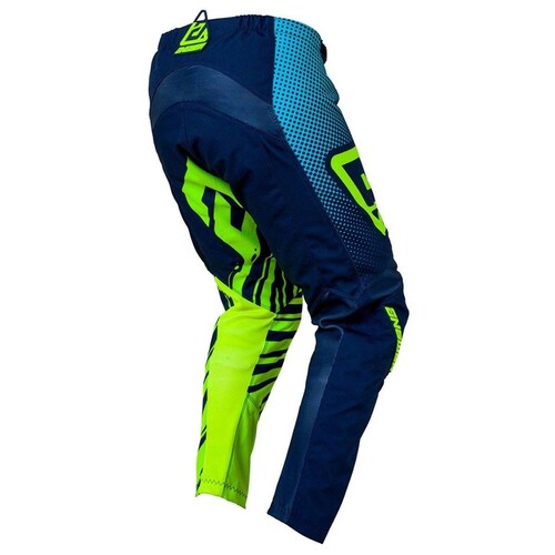 Pantalón Answer Syncron Flow Neón / Azul Moto Cross 