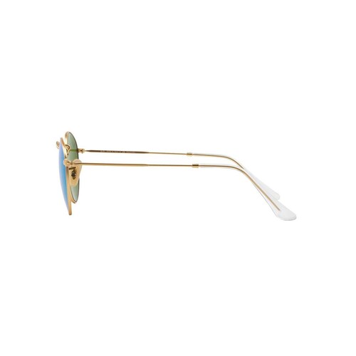 Ray Ban Round Flash 3447 112/P9 Polarized Green Flash Espejo 