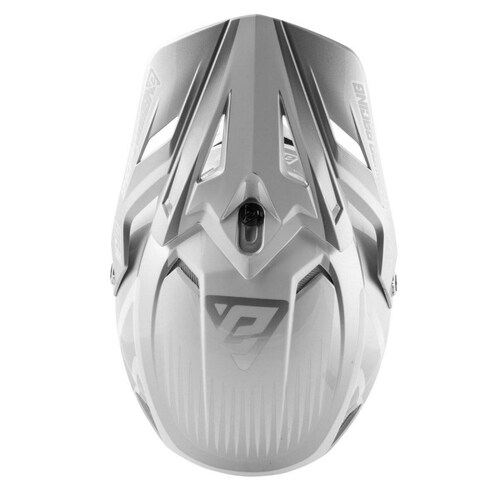 Casco Moto Cross Answer Ar1 Edge Gris / Blanco 
