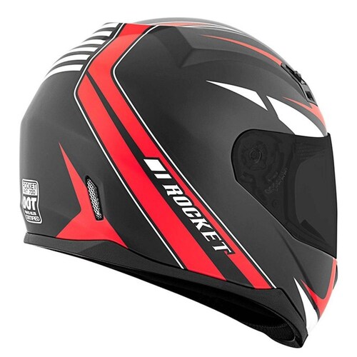 Casco Integral Joe Rocket RKT 7 Series Reactor Red / White 