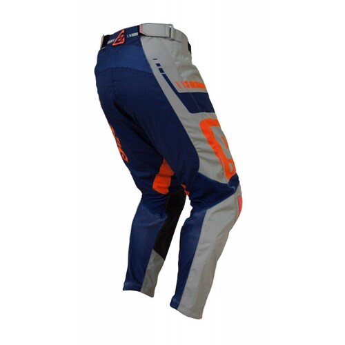 Pantalón Answer Elite Force Naranja / Gris Moto Cross 