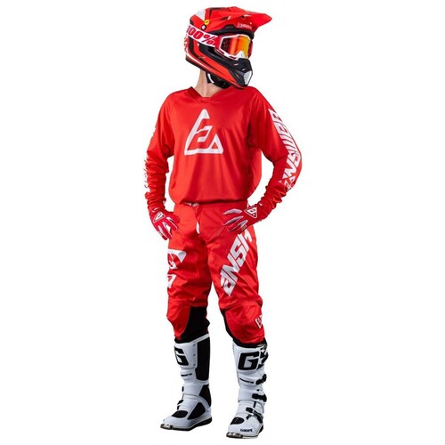Kit de Jersey Y Pantalon Answer A18 Elite Rojo 