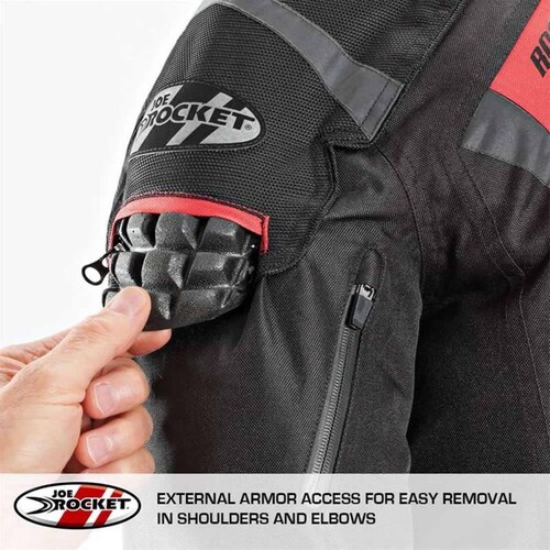 Chamarra Joe Rocket Atomic 5.0 Neón Impermeable 