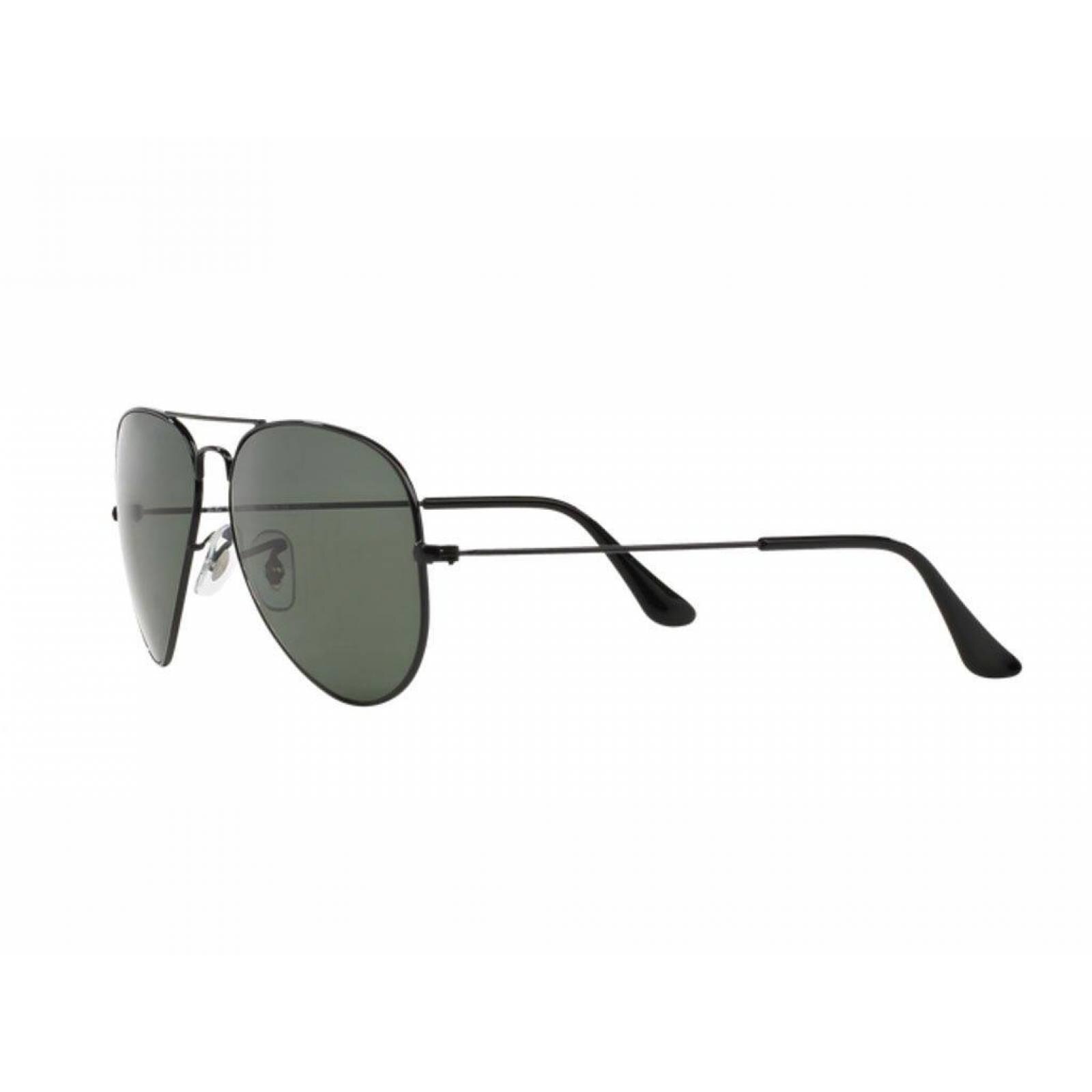 Lentes Ray Ban Rb 3025 002 58 58 Aviator Black Green Classic G 15 Polarized Sears