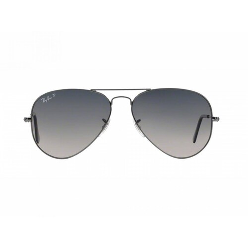 Lentes Ray-Ban RB 3025 004/78 58 Aviator Gunmetal / Blue Gradient Polarized 
