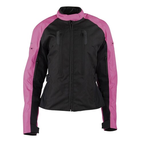 Chamarra Moto de Mujer Joe Rocket Victoria C.E. Impermeable Rosa 