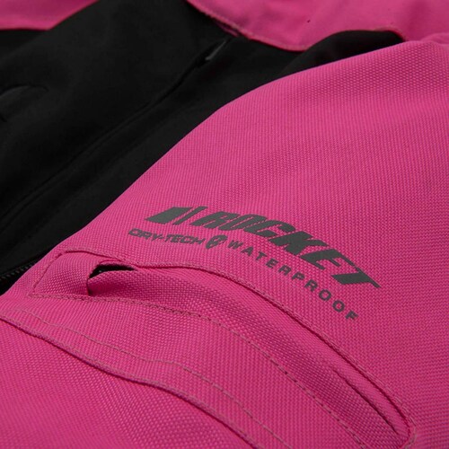 Chamarra Moto de Mujer Joe Rocket Victoria C.E. Impermeable Rosa 
