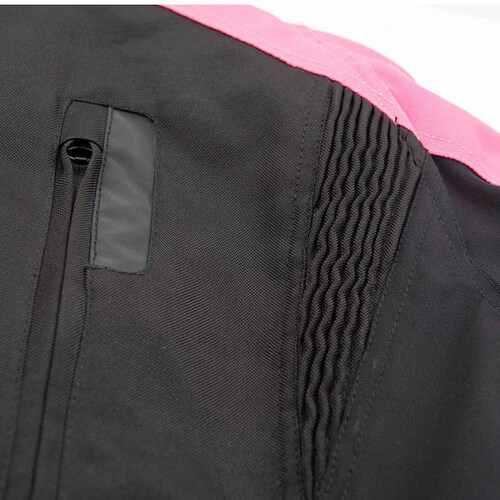 Chamarra Moto de Mujer Joe Rocket Victoria C.E. Impermeable Rosa 
