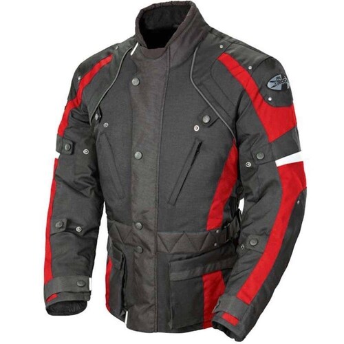 Chamarra Impermeable Joe Rocket Ballistic Revolution Negro / Rojo 
