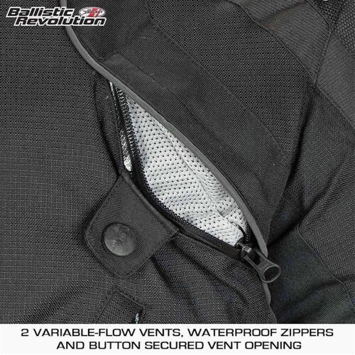 Chamarra Impermeable Joe Rocket Ballistic Revolution Negro / Neón 