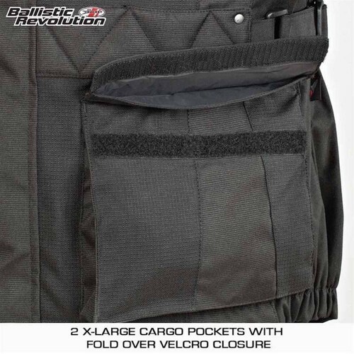 Chamarra Impermeable Joe Rocket Ballistic Revolution Negro / Neón 