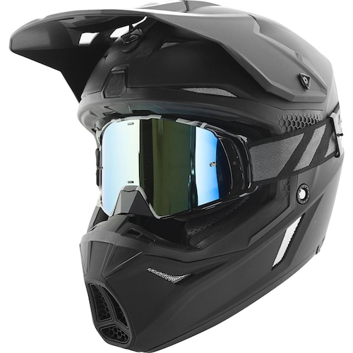 Casco Moto Cross Joe Rocket RKT 22 ION Solid Black 