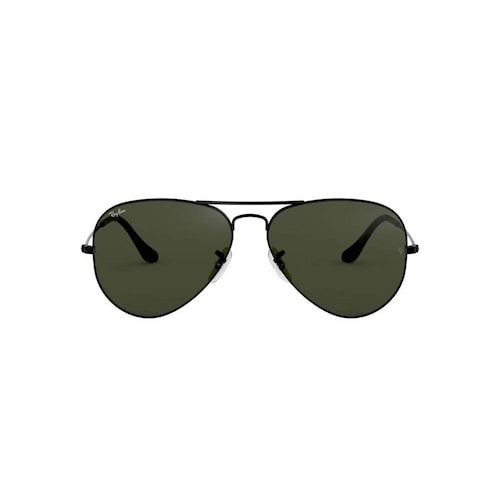 Lentes Ray-Ban RB 3025 L2823 58 Aviator Black / Green Classic G-15 