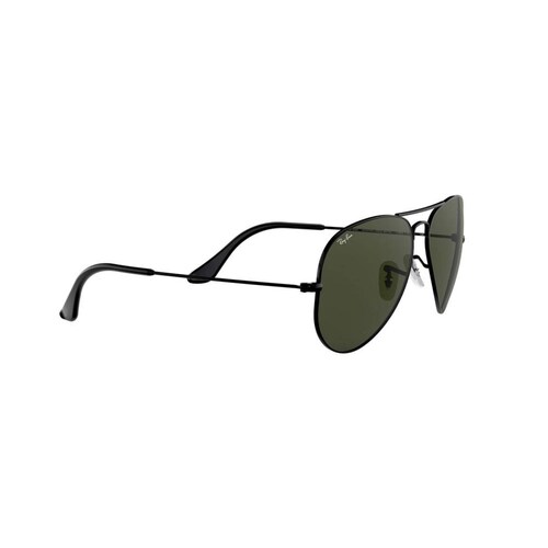 Lentes Ray-Ban RB 3025 L2823 58 Aviator Black / Green Classic G-15 