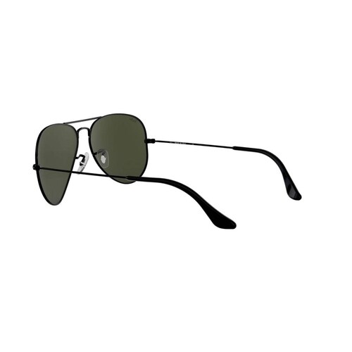 Lentes Ray-Ban RB 3025 L2823 58 Aviator Black / Green Classic G-15 