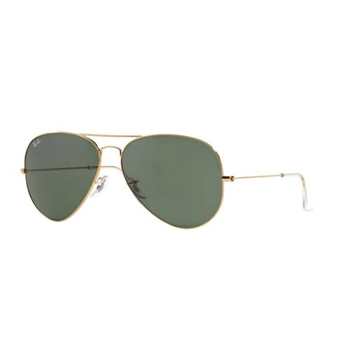Lentes Ray-Ban RB 3026 L2846 62 Aviator Gold / Green Classic G-15 