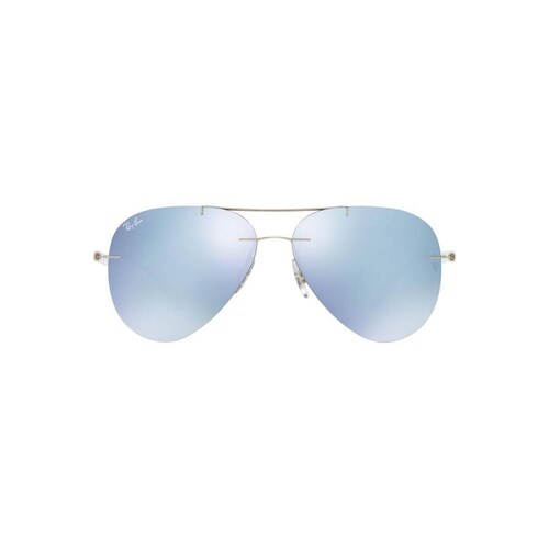 Lentes Ray-Ban RB 8058 003/30 59 Titanio Silver White / Silver Mirror 