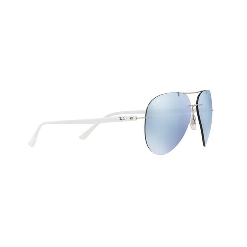 Lentes Ray-Ban RB 8058 003/30 59 Titanio Silver White / Silver Mirror 