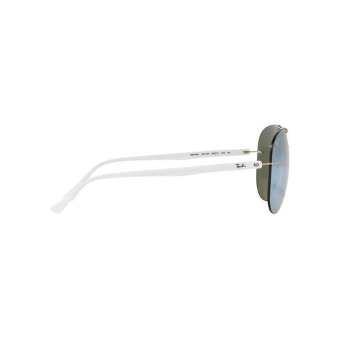 Lentes Ray-Ban RB 8058 003/30 59 Titanio Silver White / Silver Mirror 