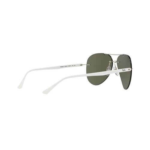 Lentes Ray-Ban RB 8058 003/30 59 Titanio Silver White / Silver Mirror 