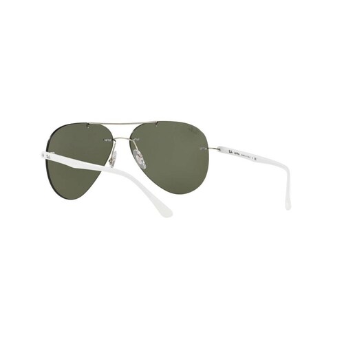 Lentes Ray-Ban RB 8058 003/30 59 Titanio Silver White / Silver Mirror 