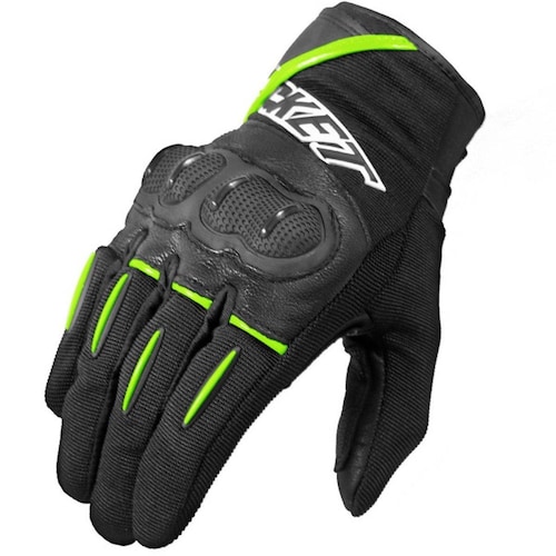 Guantes Para Moto Joe Rocket Super Moto 2.0 Neón Táctiles 