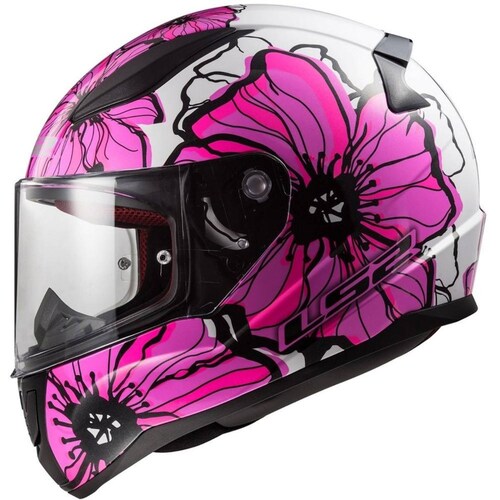 Casco CGM comics niña blanco, rosa