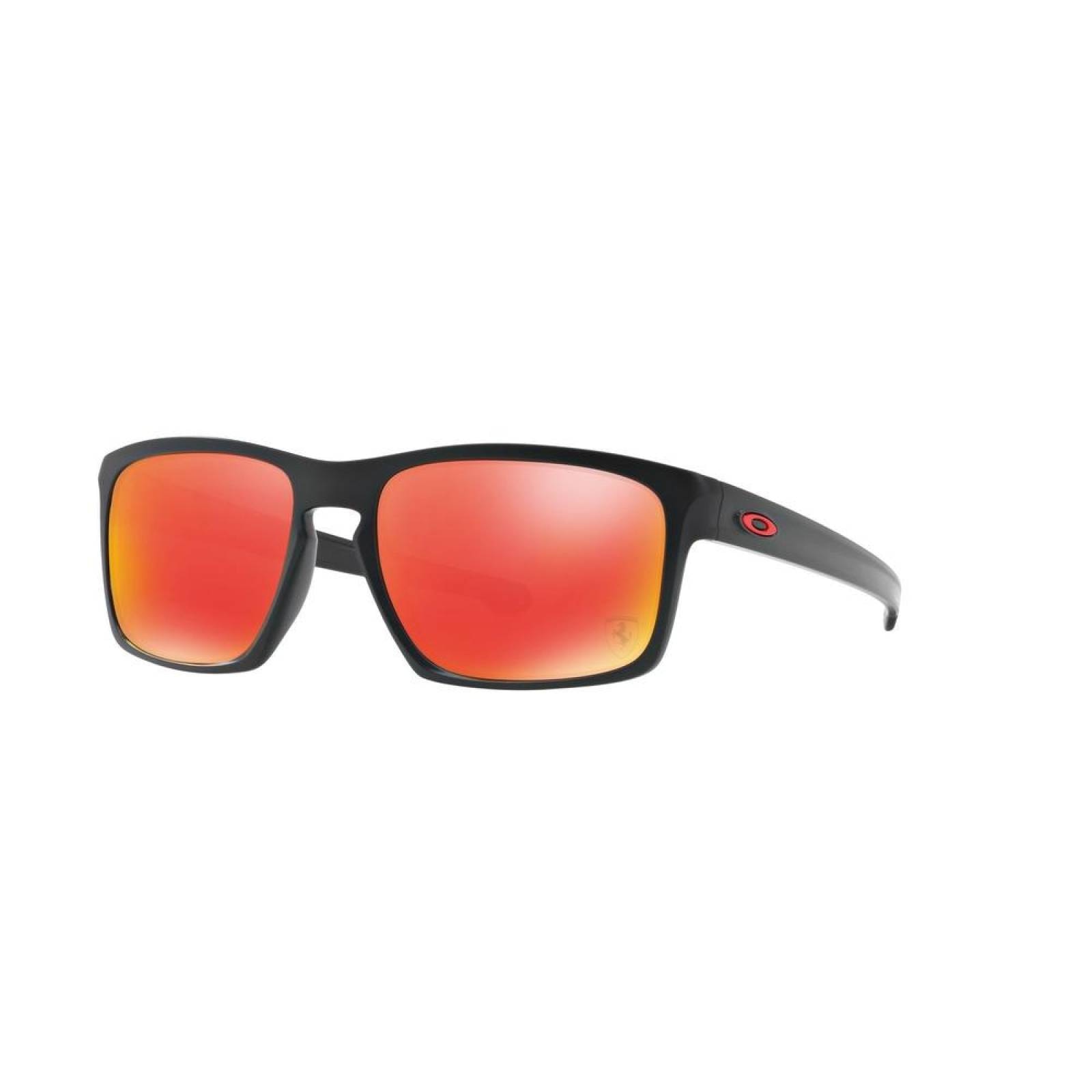 Lentes Oakley Sliver Matte Black Ruby Iridium OO9262 12 Ferrari