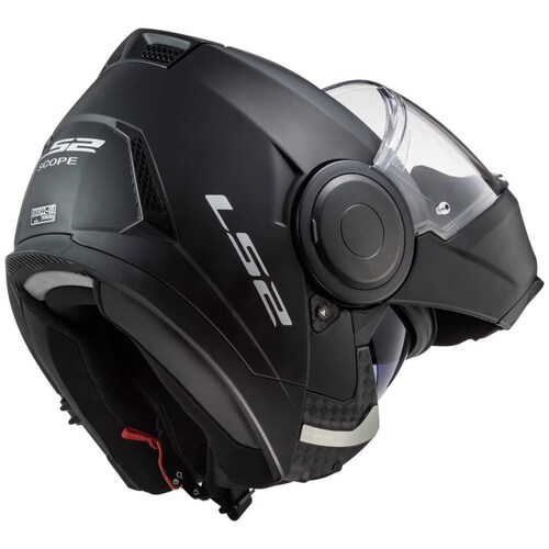 Casco Abatible Modular LS2 FF902 Scope Solid - Negro Mate 