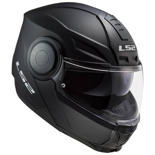 Casco Abatible Modular LS2 FF902 Scope Solid - Negro Mate 