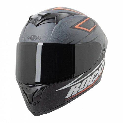 Casco Integral Joe Rocket RKT 100 Elevation Gris / Naranja / Negro 