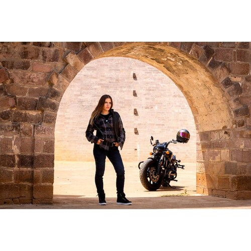 Camisa protecciones Moto Speed & Strength Speed Society Gris de Mujer 