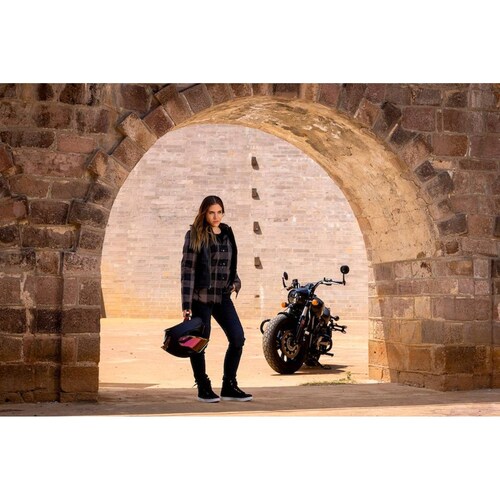 Camisa protecciones Moto Speed & Strength Speed Society Gris de Mujer 