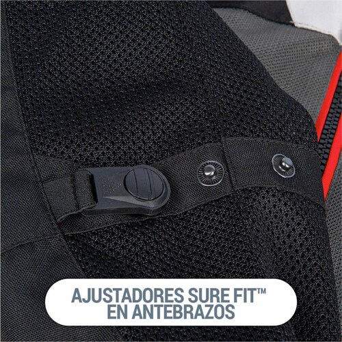 Chamarra Joe Rocket Moto Protecciones ION Mesh Negro 